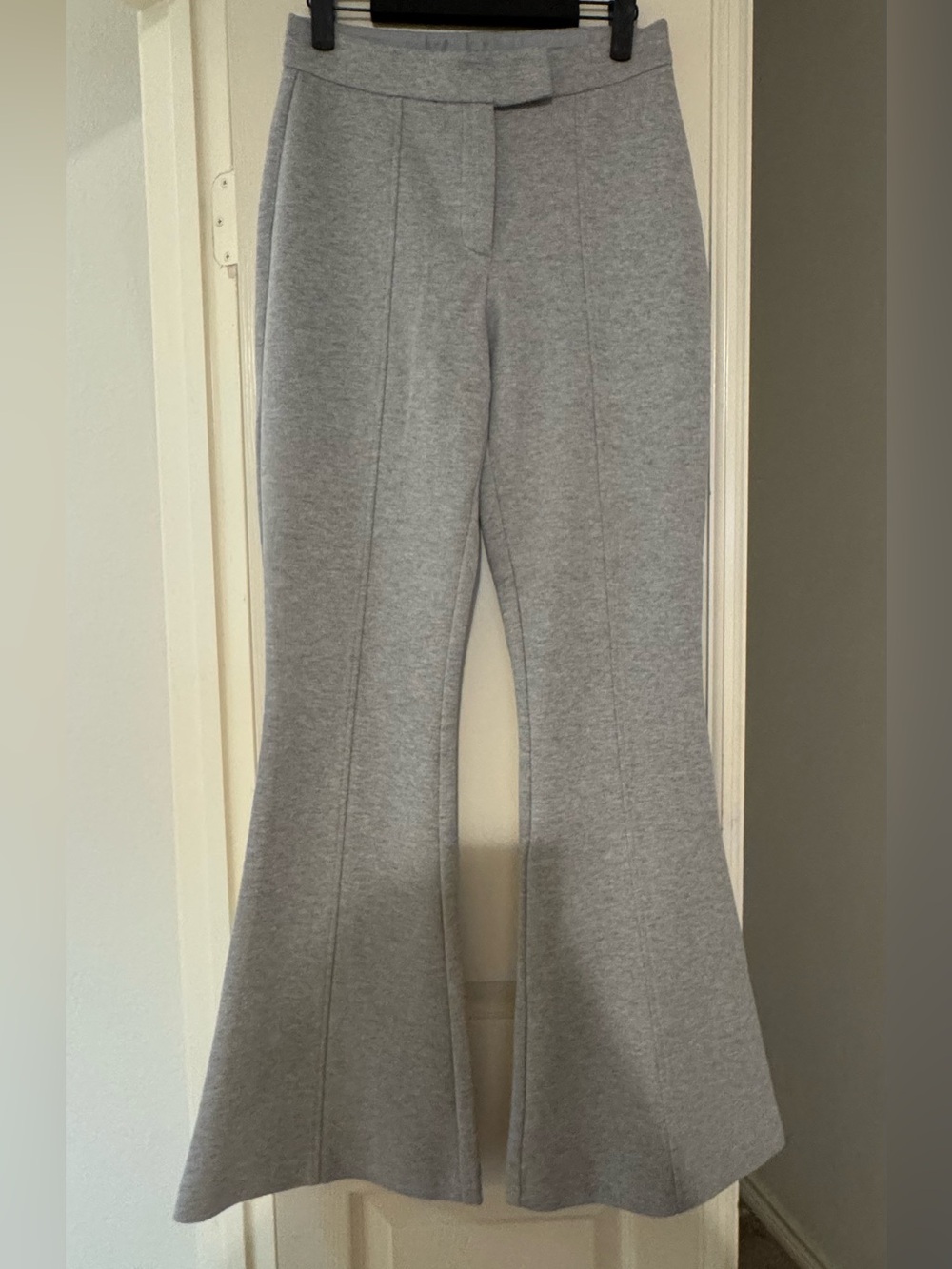Topshop Women’s Gray Flared Dress Pants